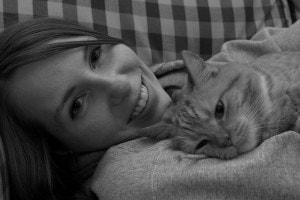 happy-lady-cat
