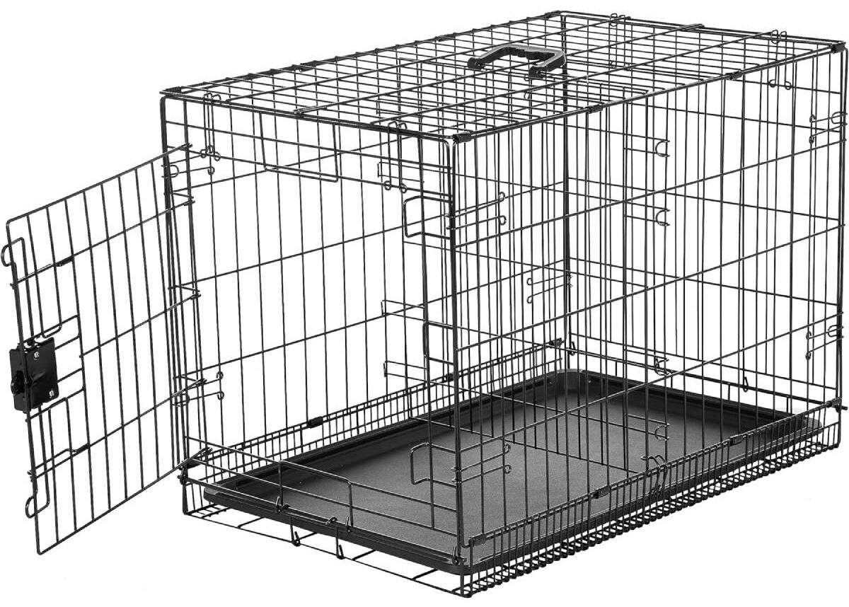 AmazonBasics Folding Metal Dog Crate
