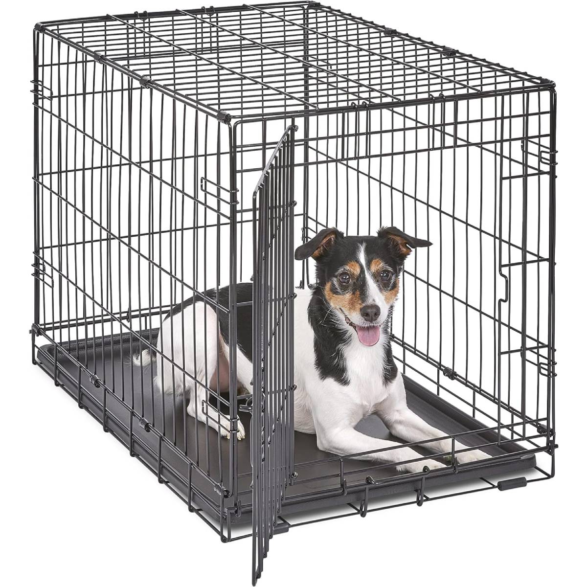New World Folding Metal Dog Crate