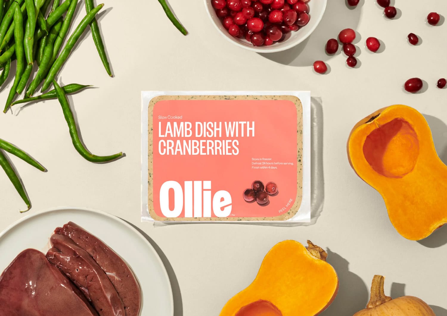 Ollie Lamb Dish With Cranberries