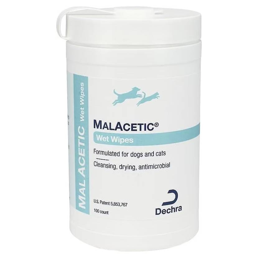 Dechra MalAcetic Wet Wipes for Dogs