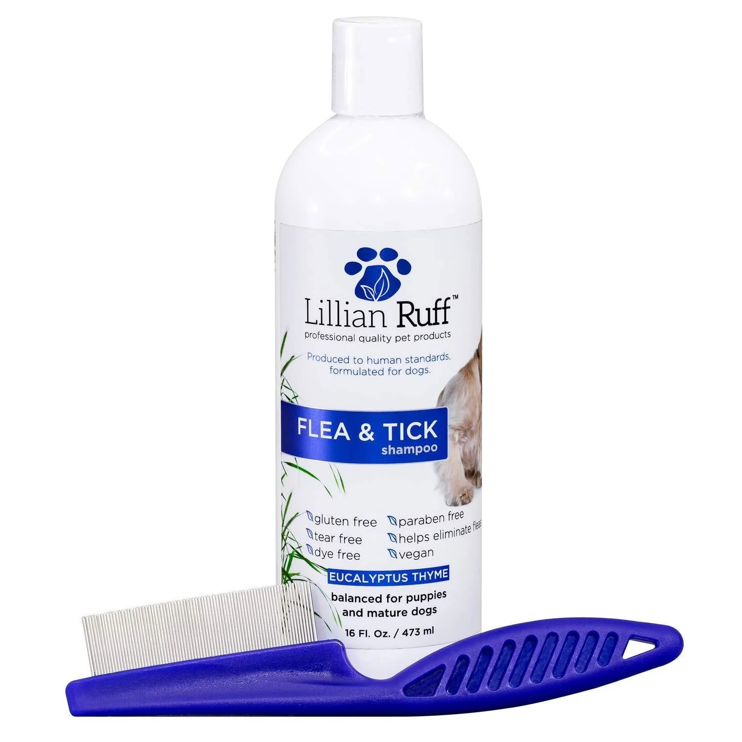Lillian Ruff Flea & Tick Pet Shampoo new