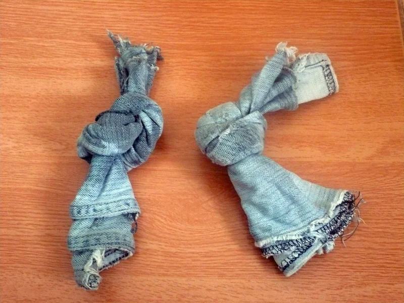 Denim Dog Toy1