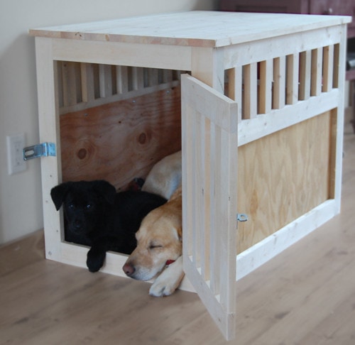 10 DIY Dog Crate Plans You Can Build Today (With Pictures) | Hepper
