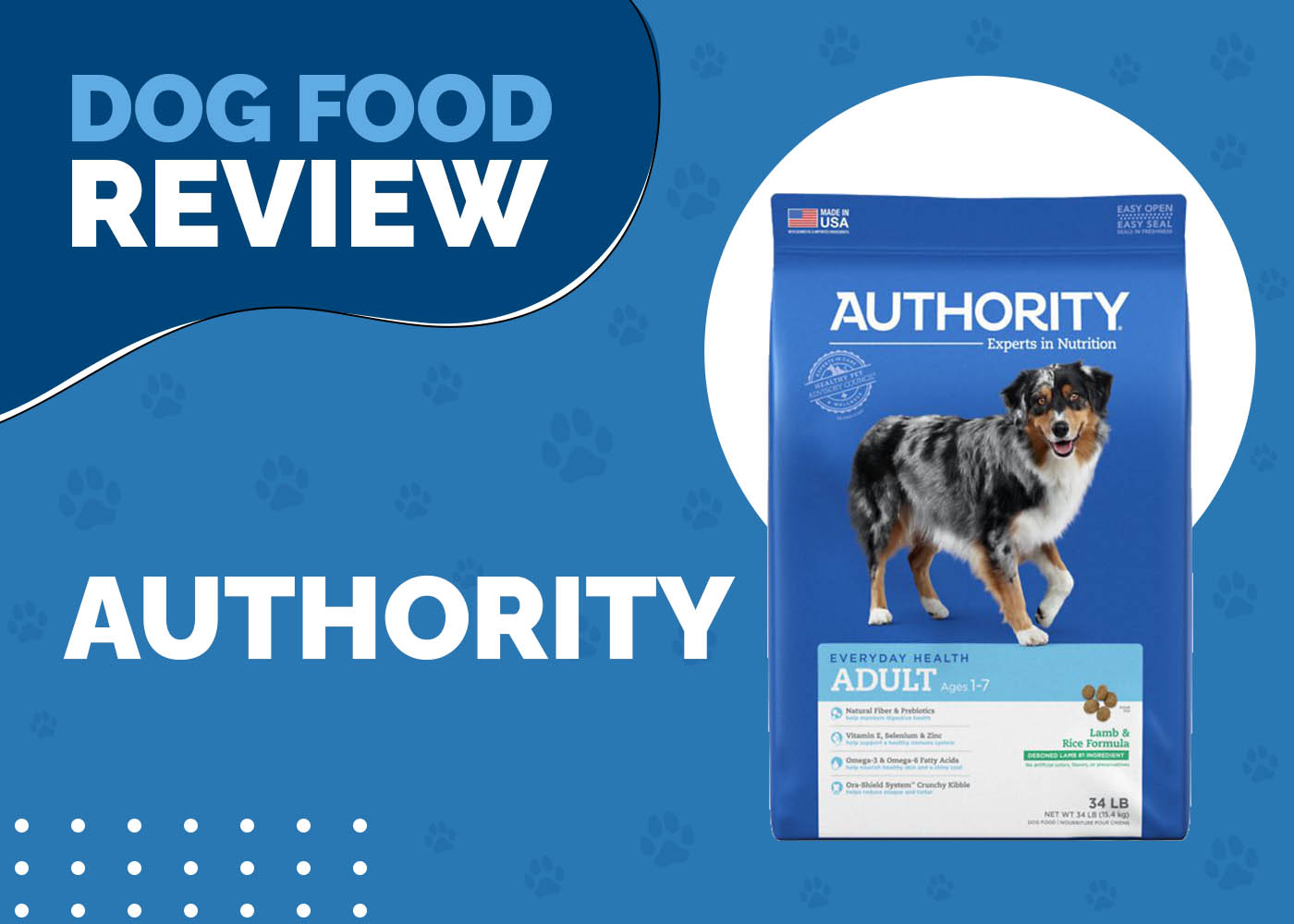 Authority Dog Food Review