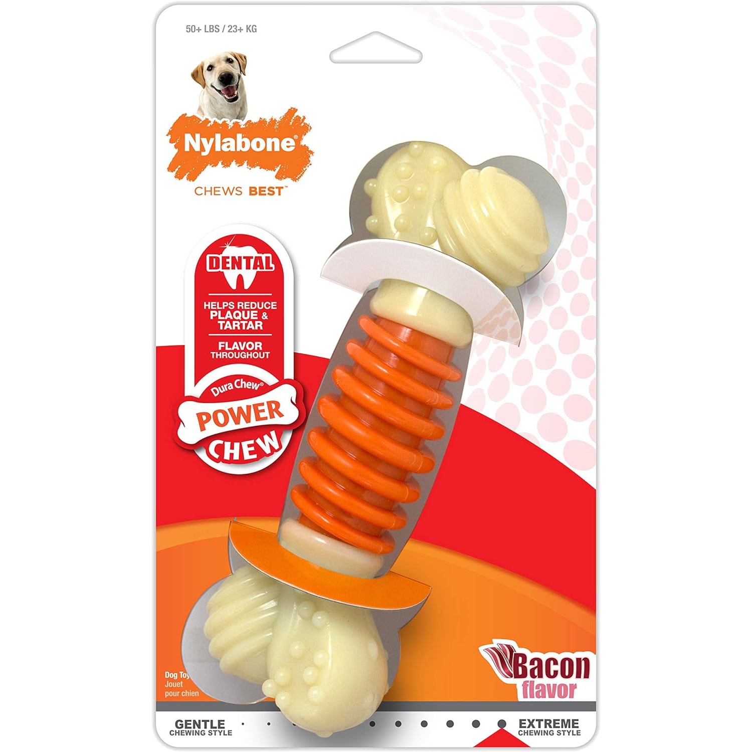 Nylabone PRO Action Dental Power Chew Durable Dog Toy New