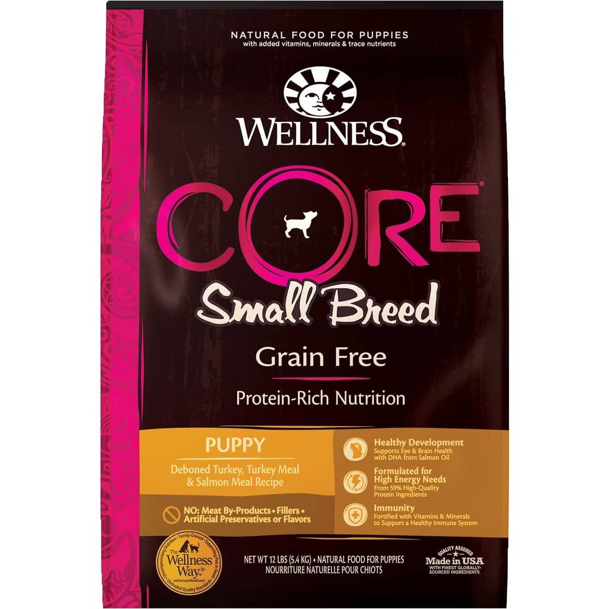 Wellness CORE Grain-Free Small Breed Puppy Deboned Turkey Recipe Dry Dog Food