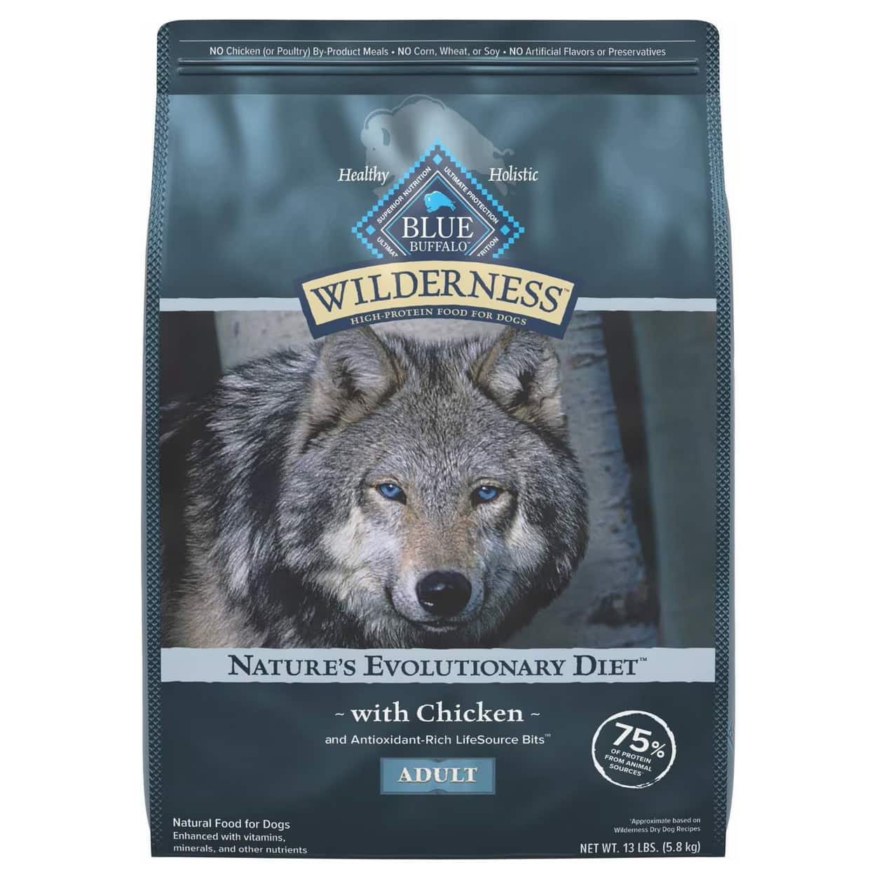 Blue Buffalo Wilderness High Protein Natural Adult Dry Dog Food Plus Wholesome Grains