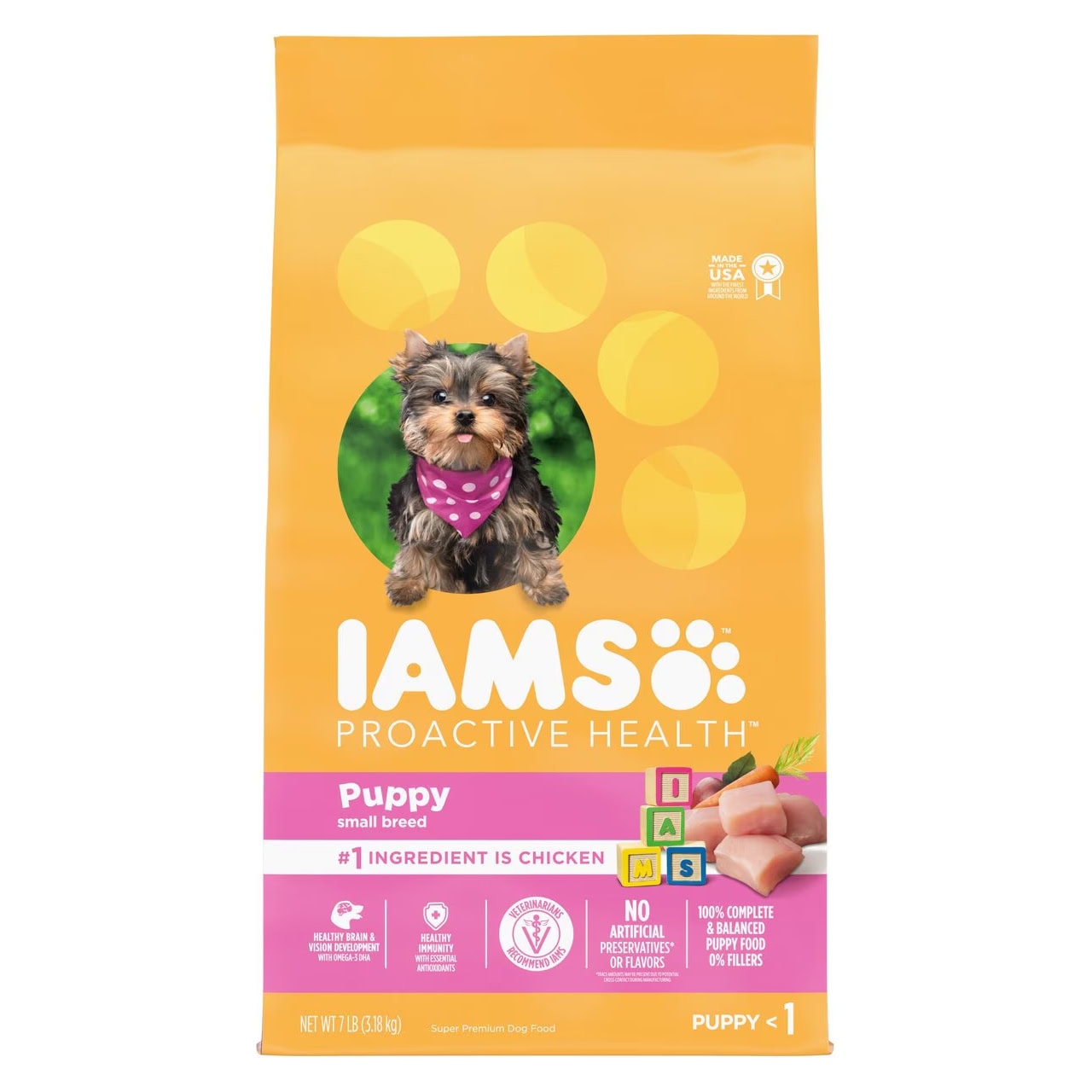 Iams ProActive Puppy Toy Breed Food new
