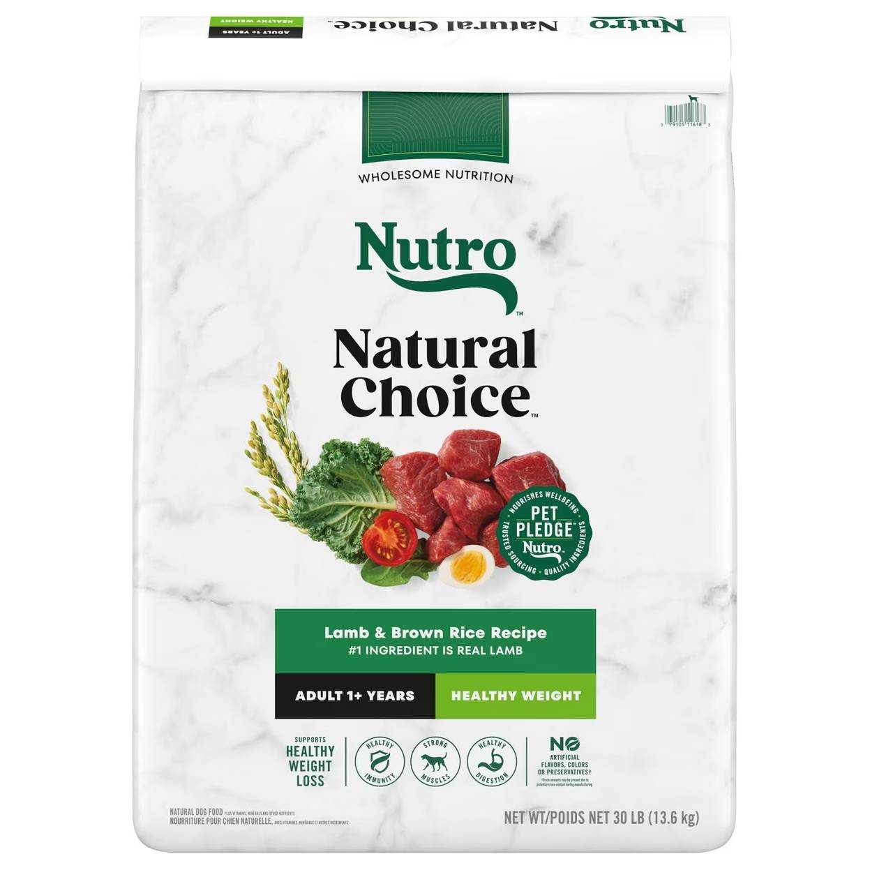 Nutro Natural Choice Healthy Weight Adult Lamb & Brown Rice Recipe Dry