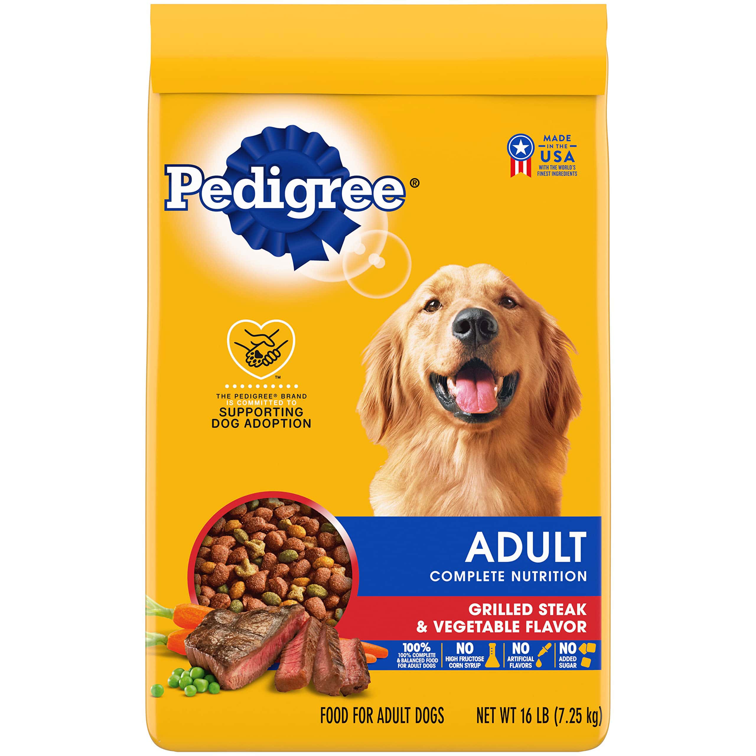 Pedigree Complete Nutrition Grilled Steak & Vegetable Flavor Dog Kibble