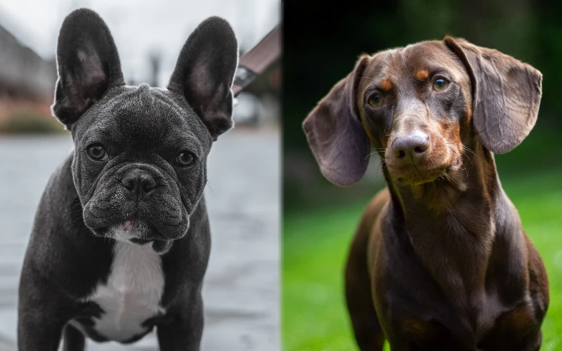 Parent breeds of the French Bulldog Dachshund