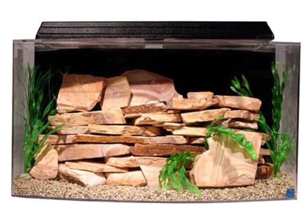 SeaClear 46 gal Bowfront Acrylic Aquarium Combo Set