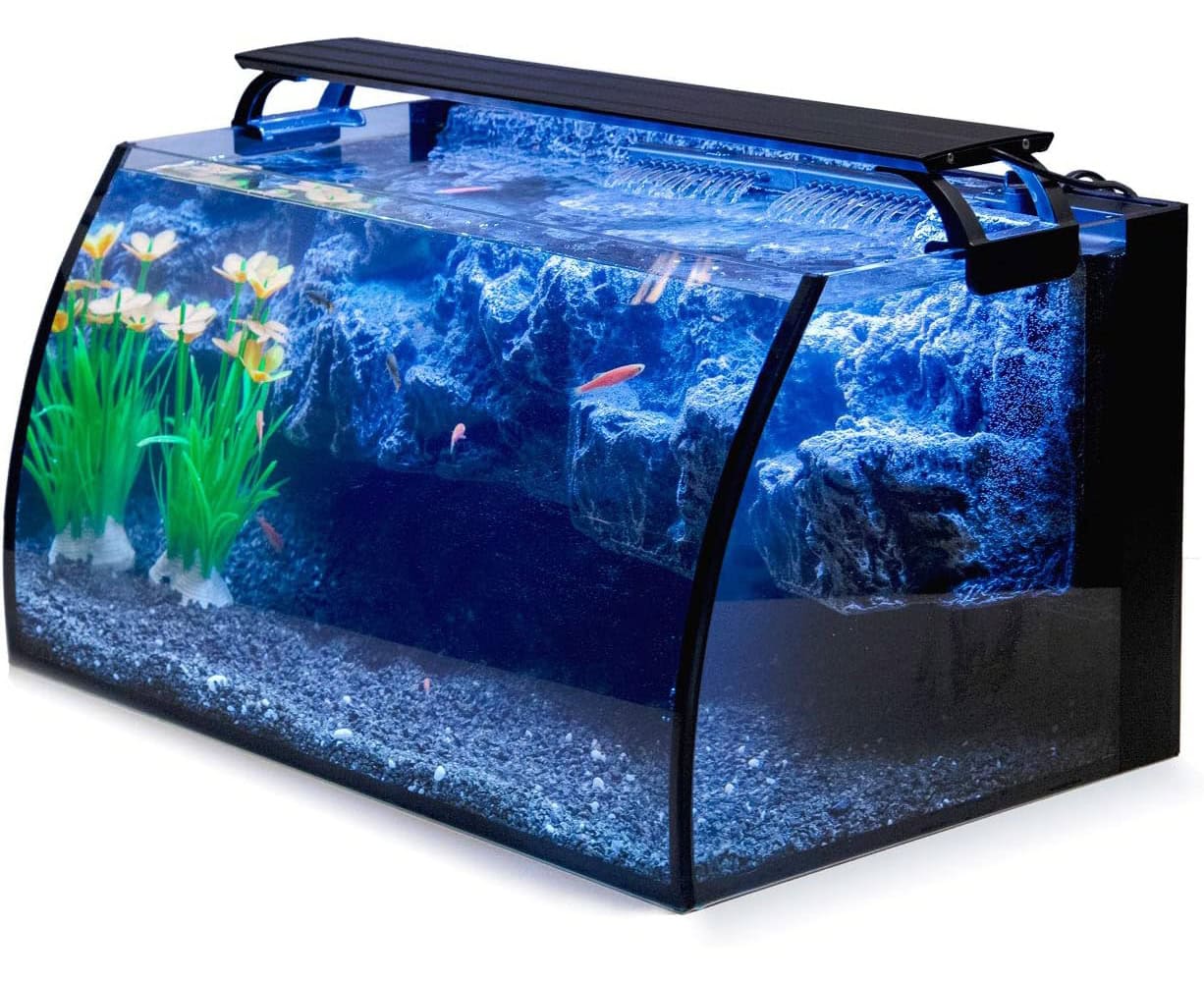 hygger Horizon 8 Gallon LED Glass Aquarium Kit