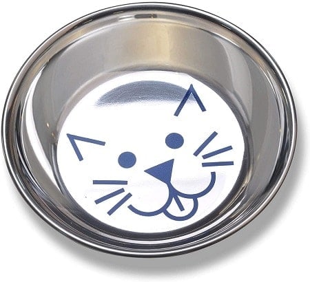 10Van Ness Stainless Steel Saucer Style Cat Dish