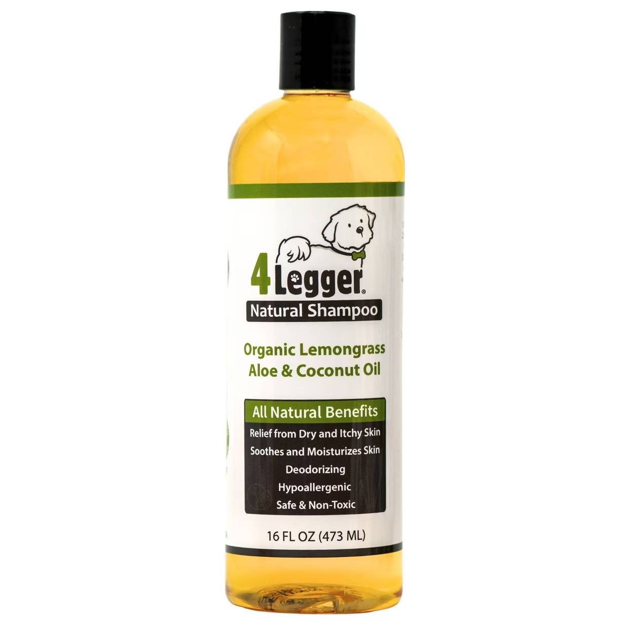 4-Legger Organic, Hypo-Allergenic, Lemongrass & Aloe Dog Shampoo