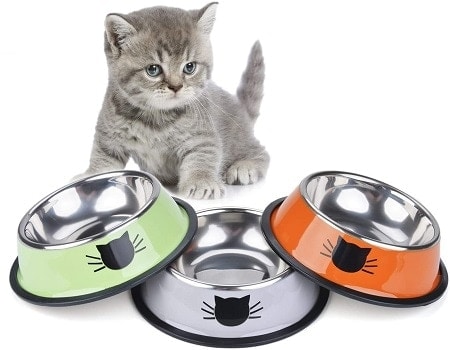 9Legendog 3PCS Pet Bowl Stainless Steel