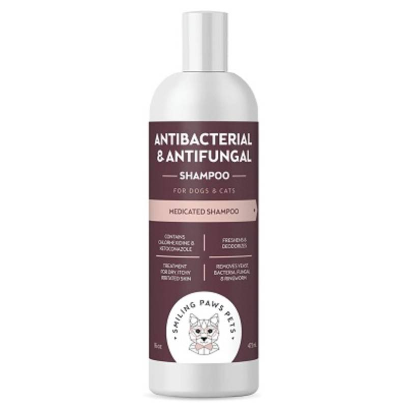 Smiling Paws Pets Antibacterial & Antifungal Shampoo