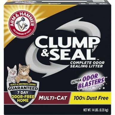 Arm & Hammer Litter Clump & Seal Multi-Cat Scented Clumping Clay Cat Litter