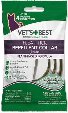 premium care flea and tick collar for cats