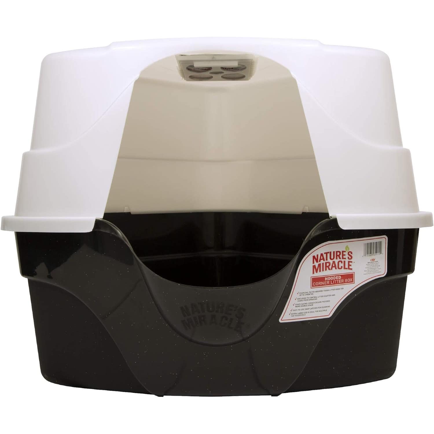Nature's Miracle Hooded Corner Litter Box
