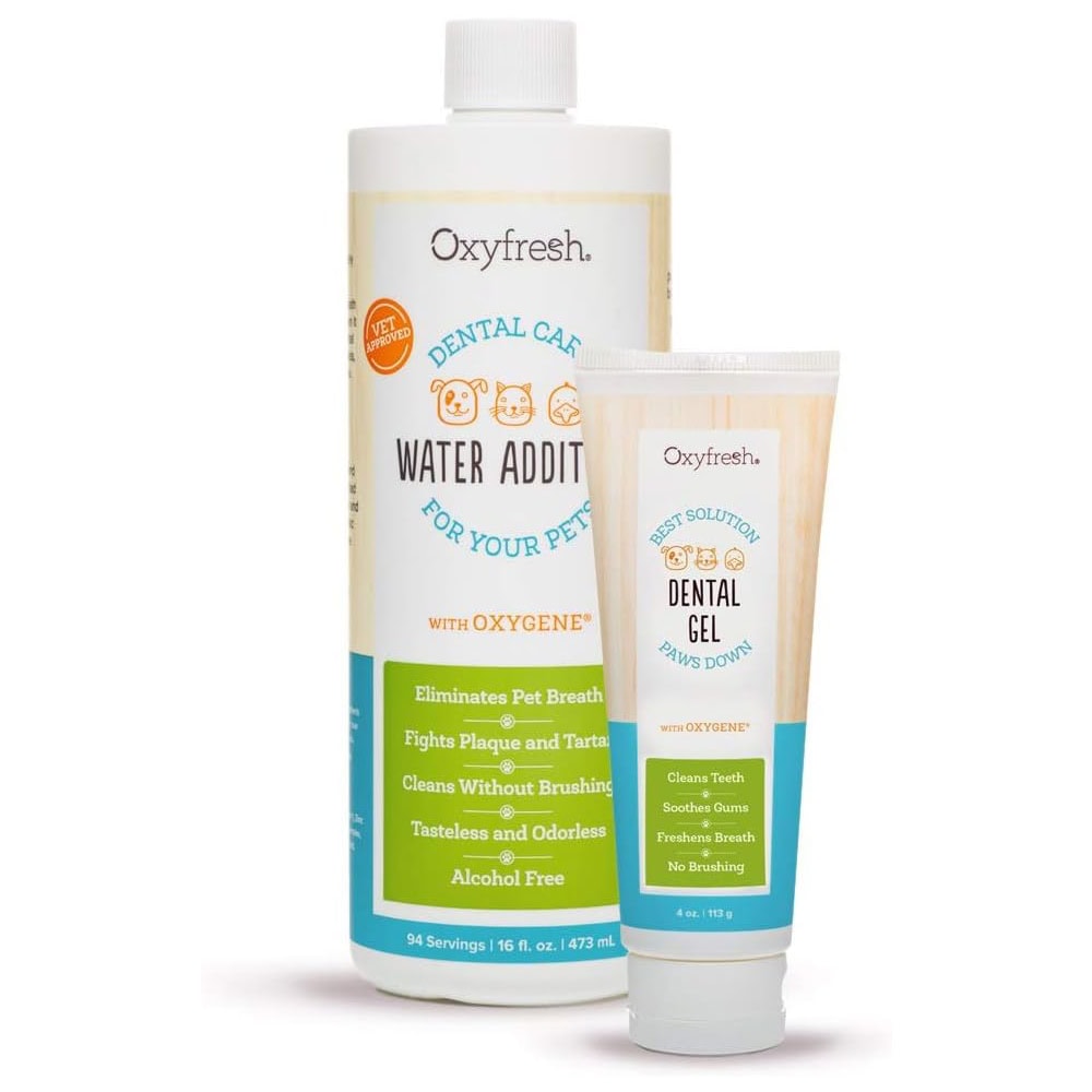 Oxyfresh Premium Pet Dental Kit for Dogs & Cats 