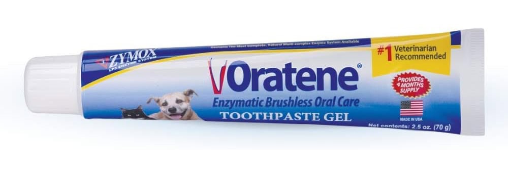 Pet King Brands ZYMOX Oratene Brushless Toothpaste Gel for Dogs and Cats 