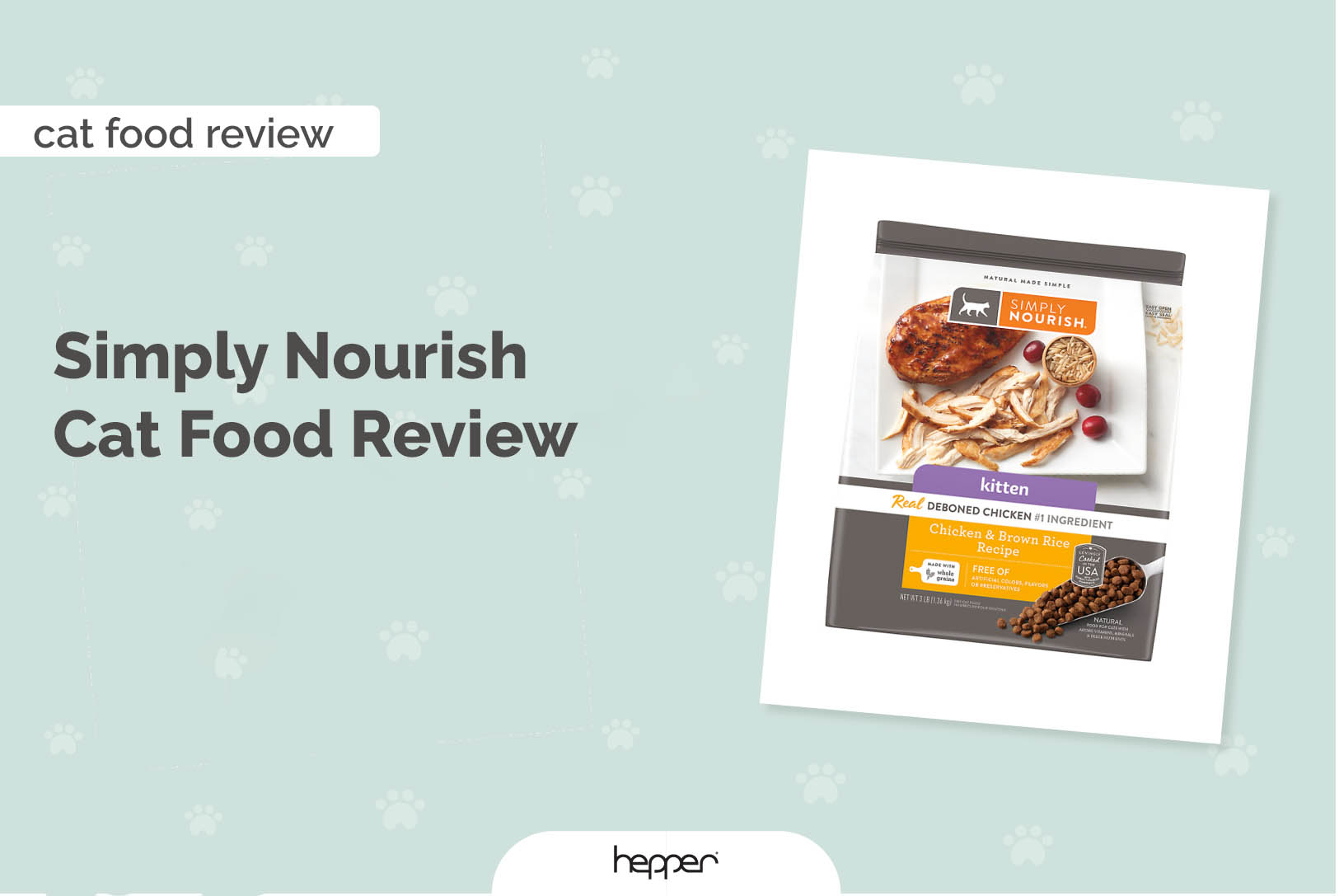 simply nourish cat food review