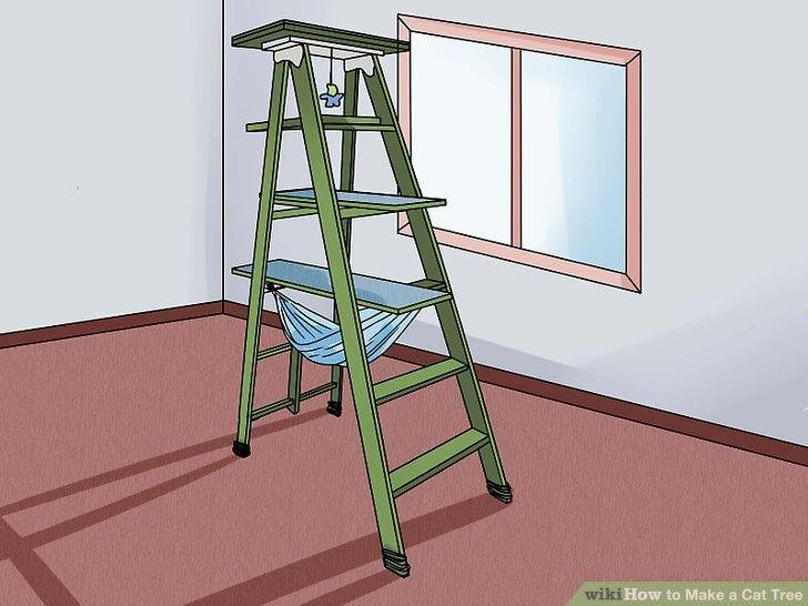 Build A Cat Tree Two Ways- Wikihow