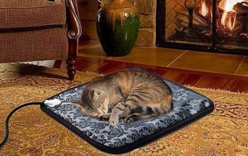 Cat bed heater pad top