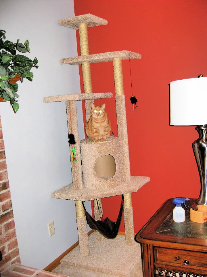 Step By Step Cat Tree- The Experimental Home