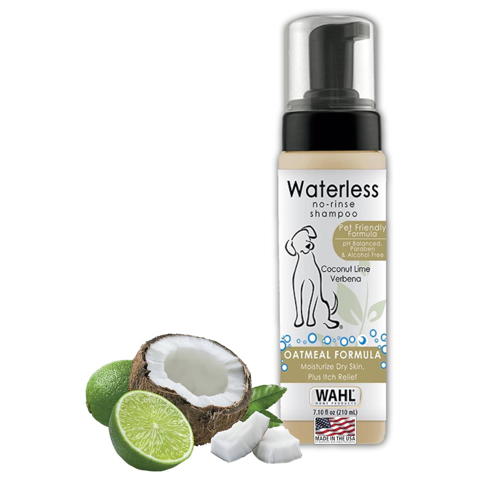 Wahl Pet-Friendly Waterless Oatmeal No Rinse Shampoo