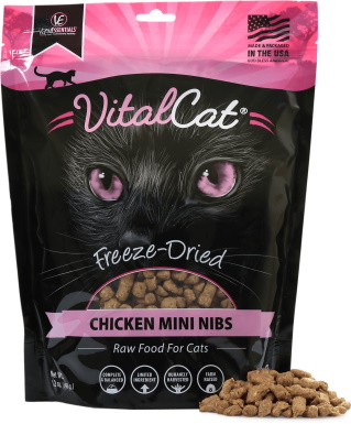 Vital Essentials Chicken Mini Nibs Freeze-Dried Cat Food