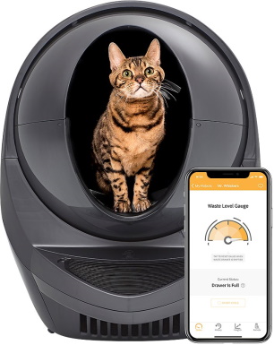 space saving cat litter boxes