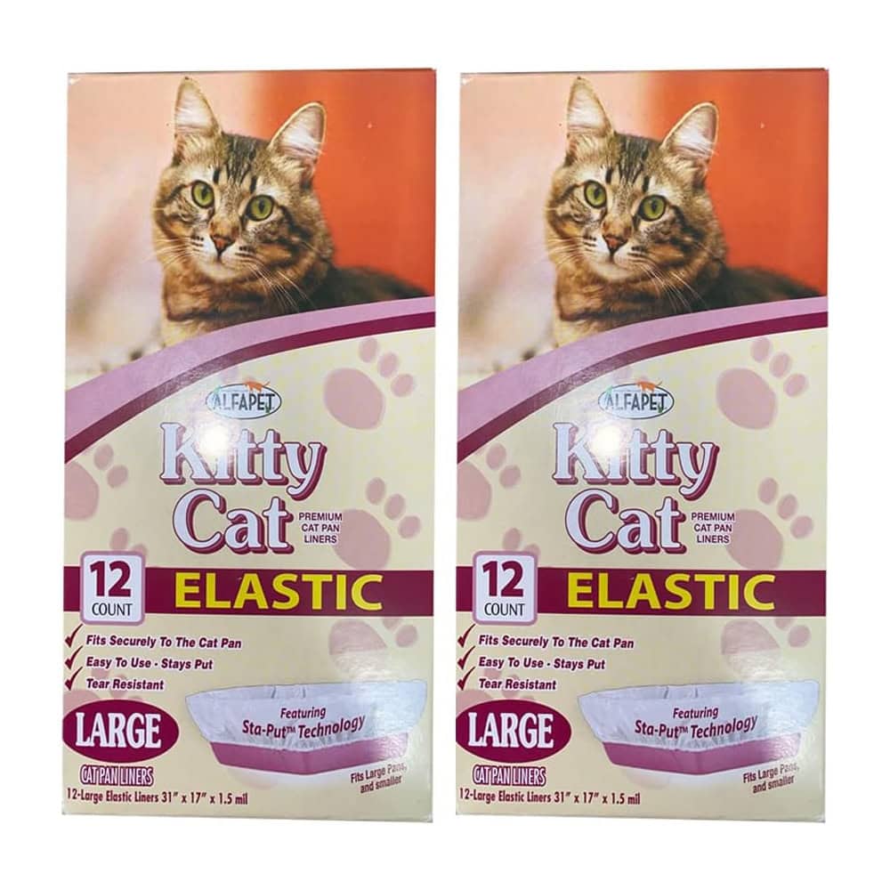 Alfapet Cat Litter Box Elastic Liners mew
