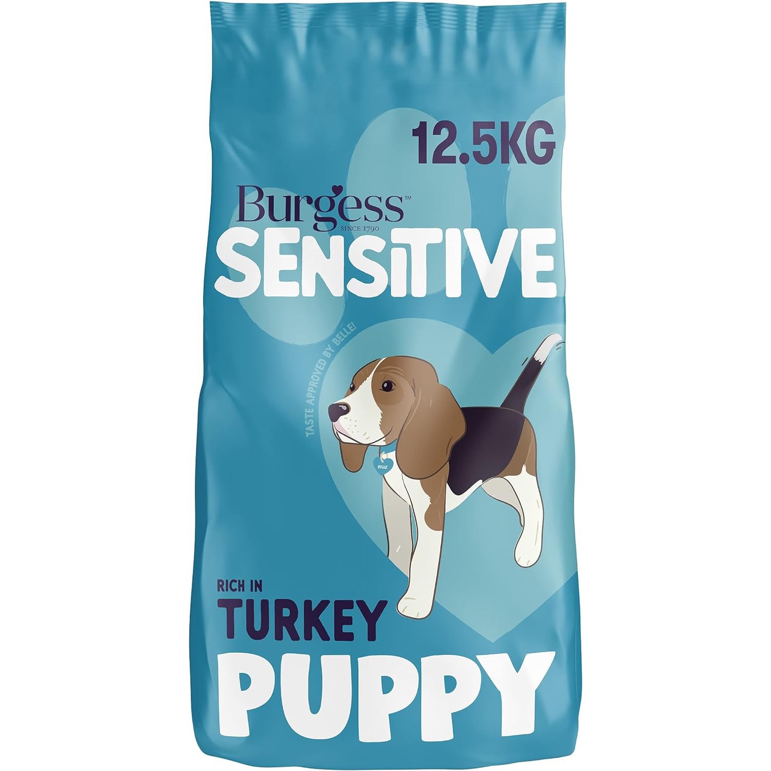 Burgess Sensitive Dry Puppy Food Rich in Turkey