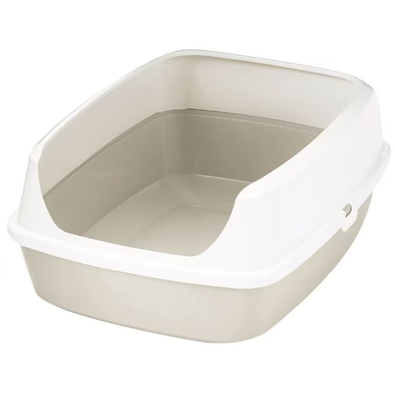 Frisco Open Top Cat Litter Box With Rim