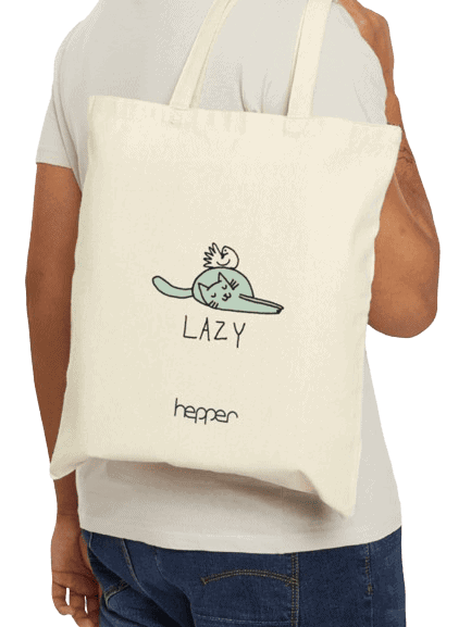 Hepper 'Lazy' Tote Bag