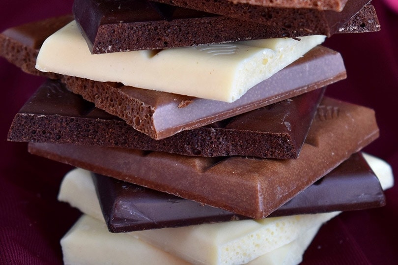 dark and white chocolates