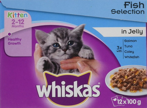 whiskas Junior Wet Cat Food for Kittens