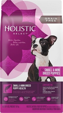 3Holistic Select Small & Mini Breed Puppy Health Anchovy, Sardine & Chicken Meals Recipe Dry Dog Food
