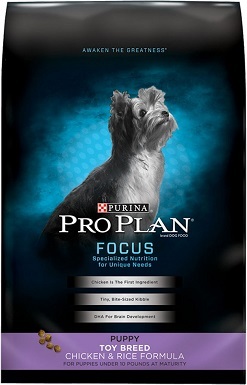7Purina Pro Plan Focus Puppy Toy Breed Formula Dry Dog Food