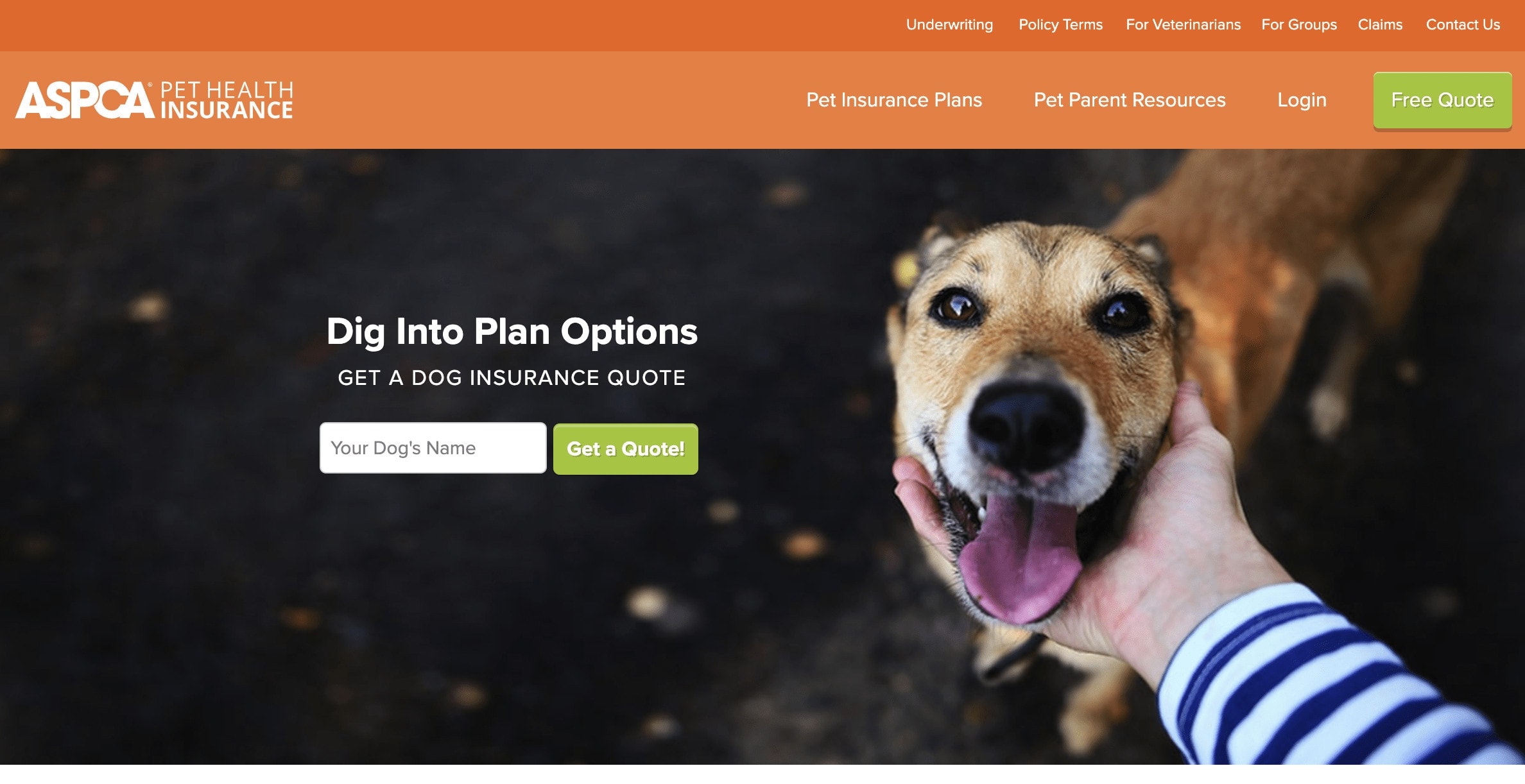 ASPCA dog insurance