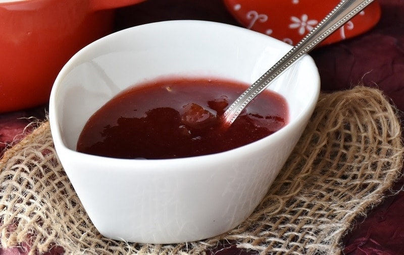 Cranberry Sauce in a bowl