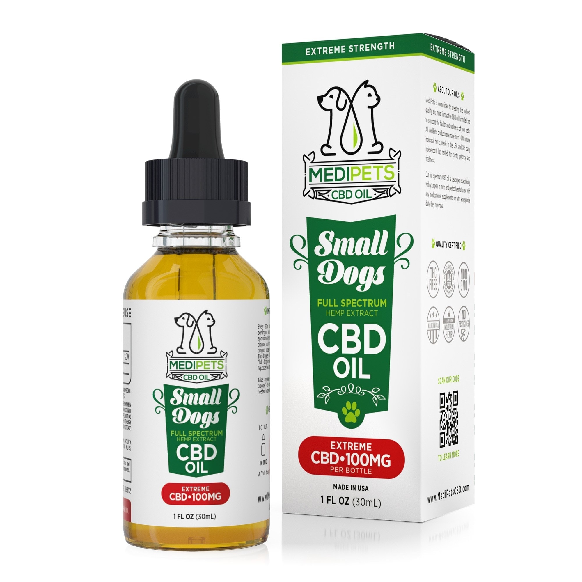 Diamond CBD MediPets CBD Oil for Large Dogs