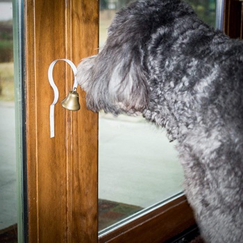 Urijk Dog Wireless Door Bell IP55 Waterproof Dog Training Door Bells 1 Receiver /& 2 Transmitters Wireless Touch Dog Potty Training Doorbell and Dog Communication Pet Door Bell