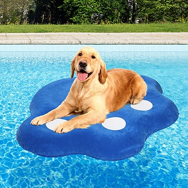 Pet Swimming Bed Pool Float Dog Water Raft Bath Bed Swimming Laps Inflatable 
