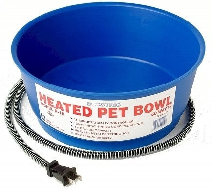 heated pet dish