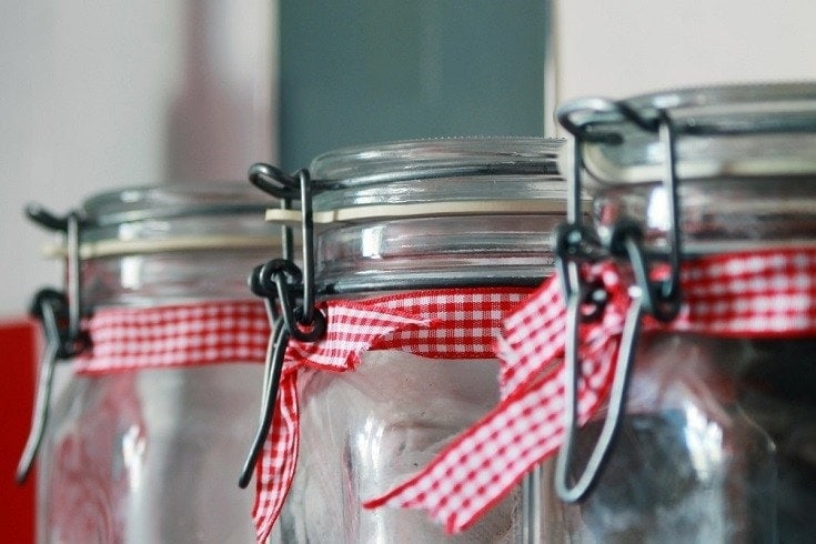 Glass jars