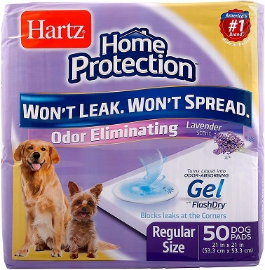 Go Here Absorbent Dog and Puppy Training Pads Pack of 14 OUT